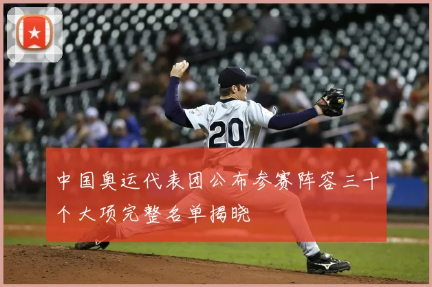 中国奥运代表团公布参赛阵容三十个大项完整名单揭晓