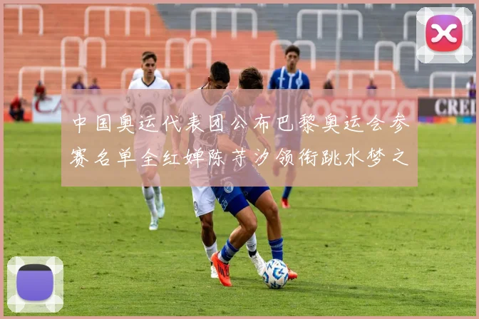 中国奥运代表团公布巴黎奥运会参赛名单全红婵陈芋汐领衔跳水梦之队